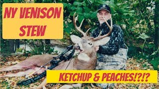 Venison Stew! Ketchup & Peaches. Cheap quick & easy!!