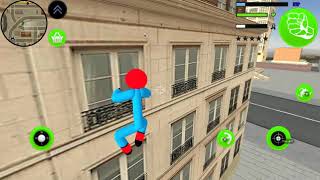 Người Nhện nhả tơ tập 16 -Stickman Spider Rope Hero Gangstar City screenshot 5