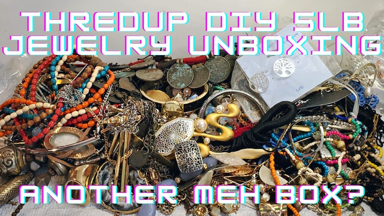 Another MEH Box? Thredup DIY 5lb Jewelry Rescue Box Jewelry Jar ...