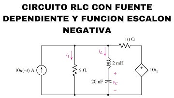 Ejercicio 9-52 | Circuito RLC con fuente dependiente | Análisis de circuitos en ingeniería Hayt
