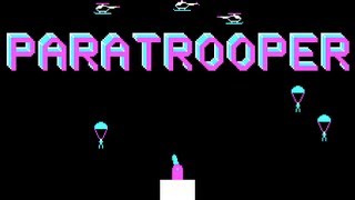 LGR - Paratrooper - PC Booter Game Review screenshot 1