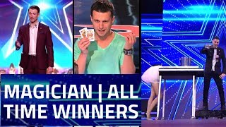 TOP 3 BEST MAGICIANS | ALL TIME WINNERS | Audition