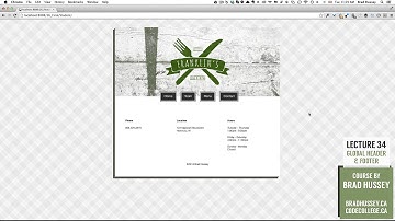 Global Header & Footer [#34] Code Dynamic Websites with PHP