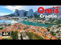 Omis croatia  4k old town walking tour 2022