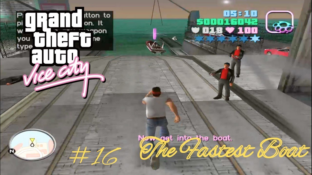 GTA Vice City Walkthrough Mission 16 The Fastest Boat Gta 