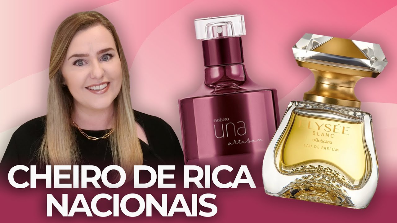 Melhores perfumes femininos NACIONAIS com cheiro de RICA | TOP 5 Escolhas das Inscritas no canal