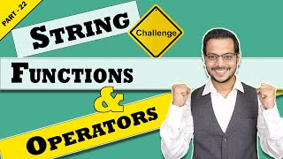 Part 22 - Mastering SQL String Functions and Operators Basics to Advanced | Level Up Your SQL Skills