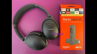 Bose QC 35 II sound on Amazon Fire Stick not working Fixed