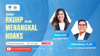 WEBINAR - RKUHP dalam menangkal HOAKS