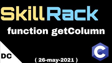 function getColumn | skillrack daily challenge