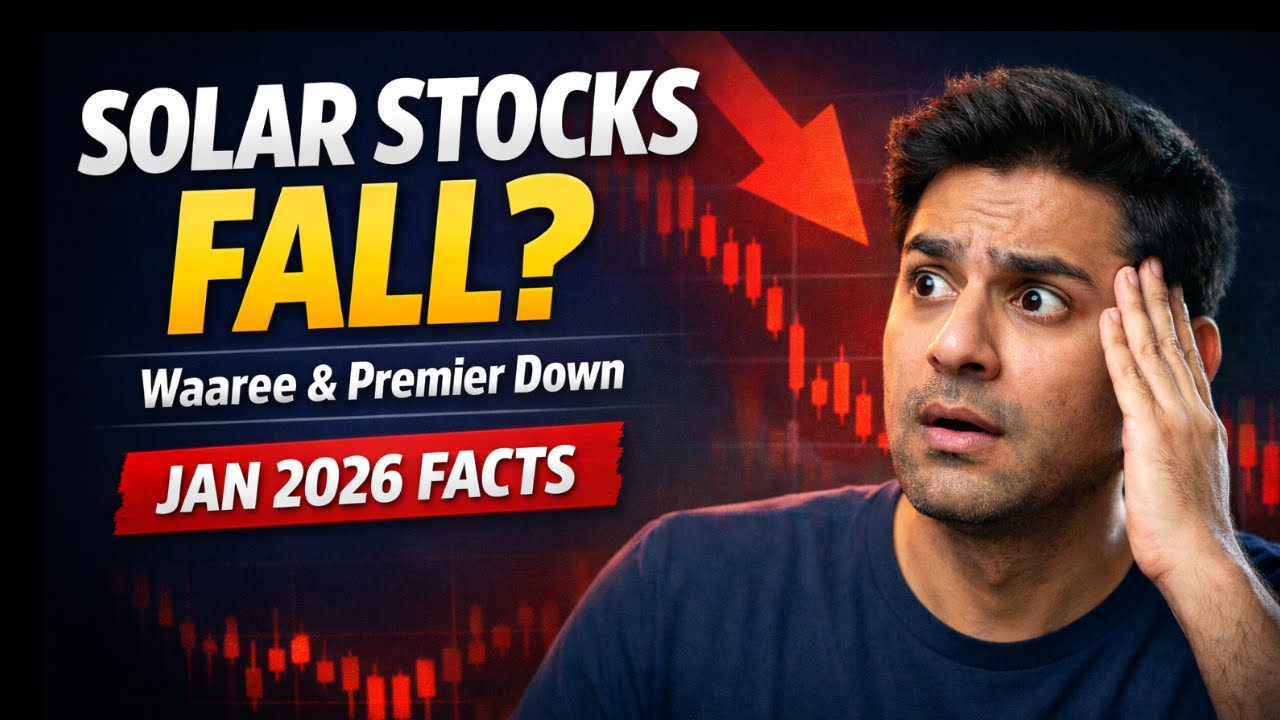 Waaree & Premier Energies Fall Jan 2026 — Latest News & WHY Stocks Are Down  