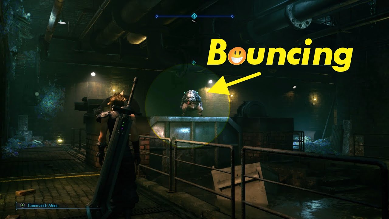 Funny Monster Scene in FINAL FANTASY VII REMAKE