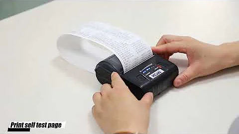 Hoin high quality speed portable thermal printer HOP-E300