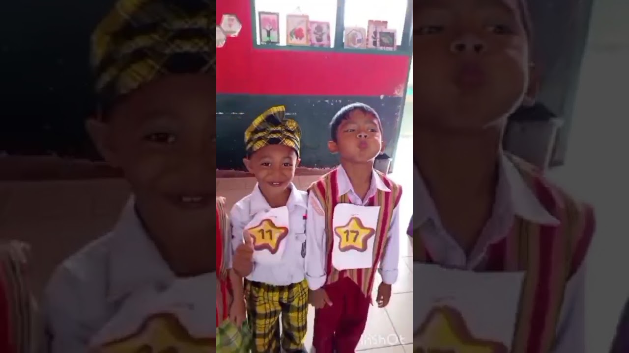 Mengurutkan bilangan dari bilangan terkecil ke bilangan terbesar dengan media teman kelas