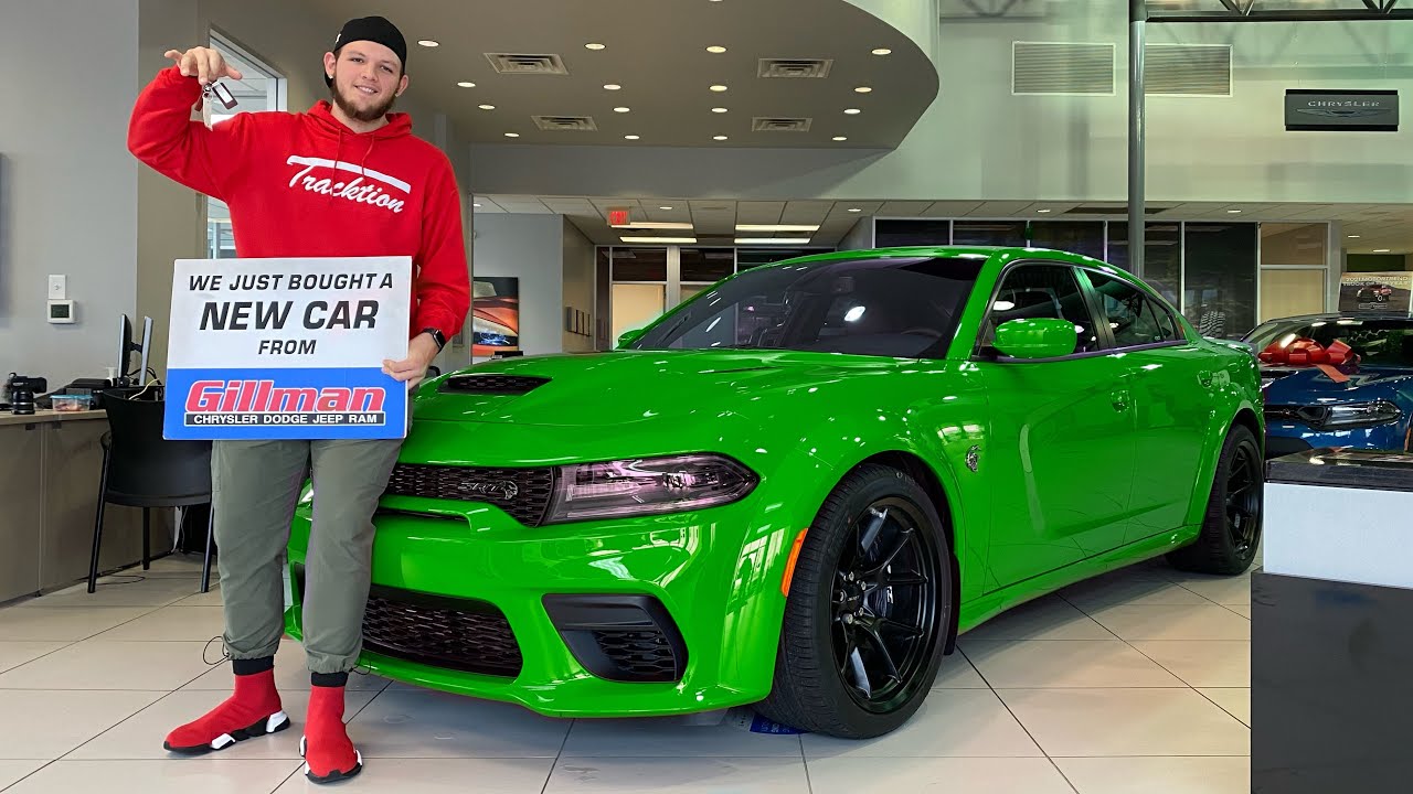 TAKING DELIVERY OF MY NEW 2021 HELLCAT REDEYE CHARGER! | Damdaved - YouTube