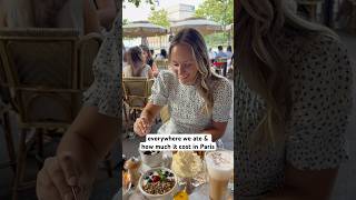 everywhere we ate &amp; how much it cost in Paris! #parisfood #parisrestaurants #eurosummer #prices