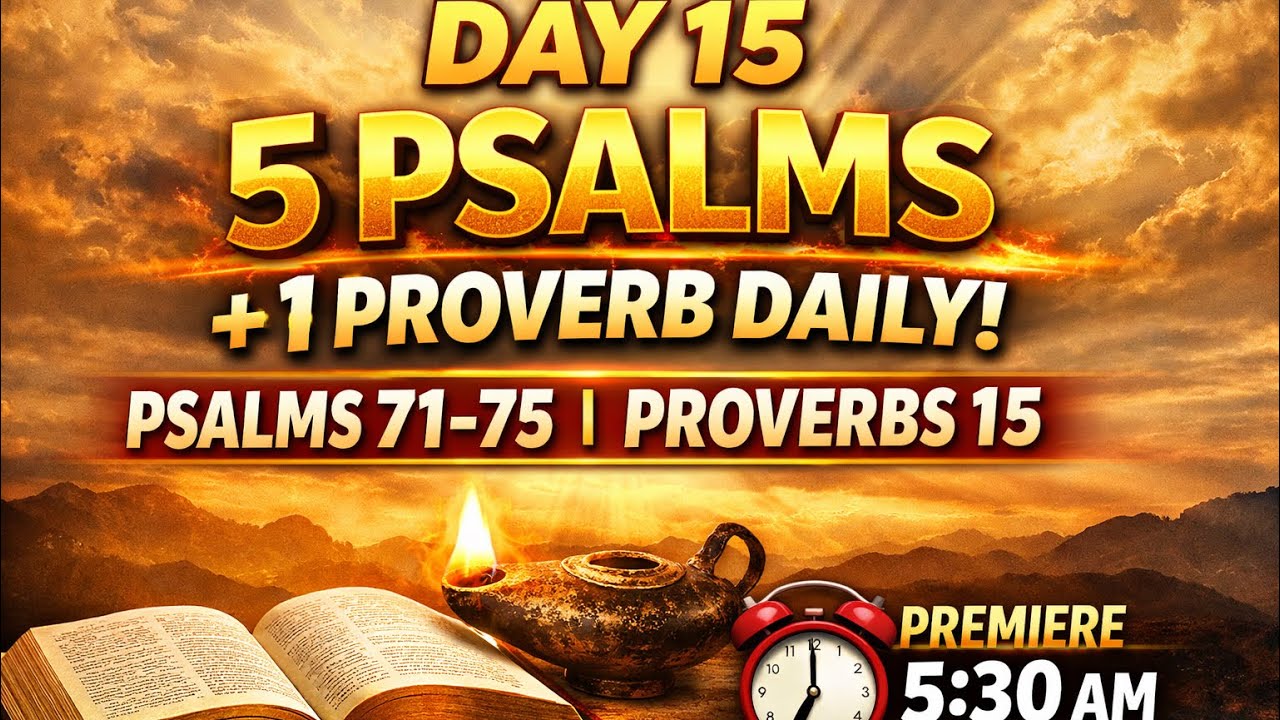 Psalms 71 - 75 Proverbs 15 15/3/26 - YouTube