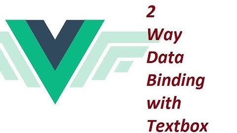 vue.js two way binding with textbox