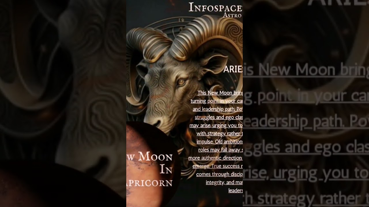 #astrology #newmoon#capricorn2026 #aries