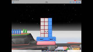 Numberblocks Sky High Fives But Its In Blocksworld