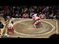 正攻法の白鵬!! 逸ノ城 2018.1.15 初場所 二日目 大相撲 カチ上げ封印
