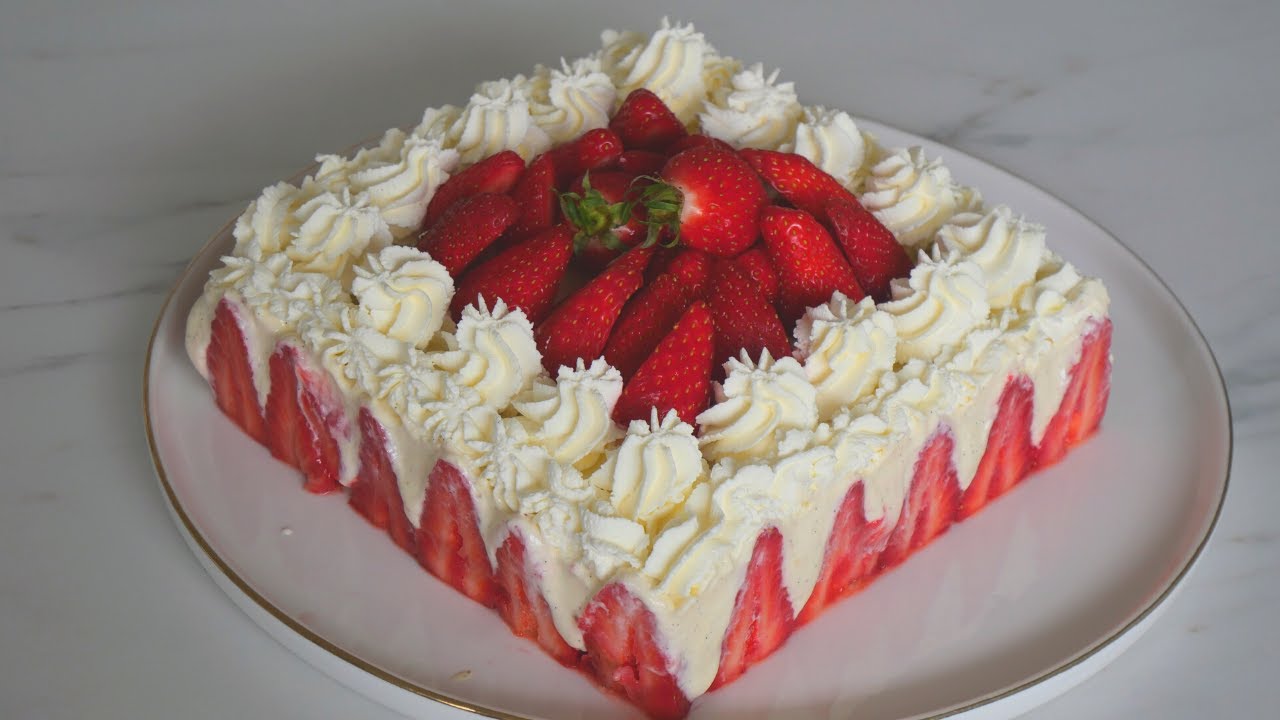 🔥 🍓 RECETTE DE FRAISIER EXTRA VANILLÉ 🍓🔥