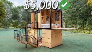 (2.5x4.5 Meters) Modern Tiny House Design |1 Bedroom | VERY UNIQUE House Design
