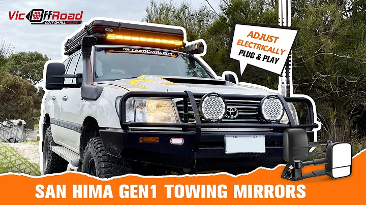 Review - SAN HIMA Extendable Gen1 Towing Mirrors 100 105 Series Landcruiser