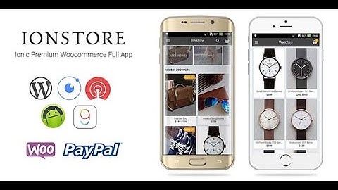 Ionstore v1.1 iOS Preview - Ionic Premium WooCommerce Full App for Android and iOS