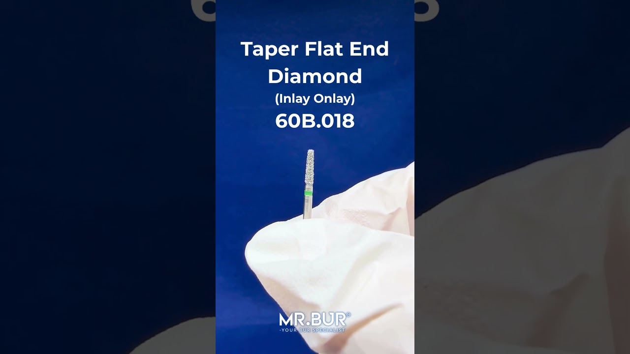 Taper Flat End Inlay Onlay Bur | Diamond Dental Bur