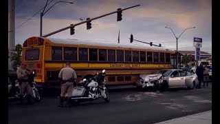 Dozens of Clark County School District buses already involved in crashes