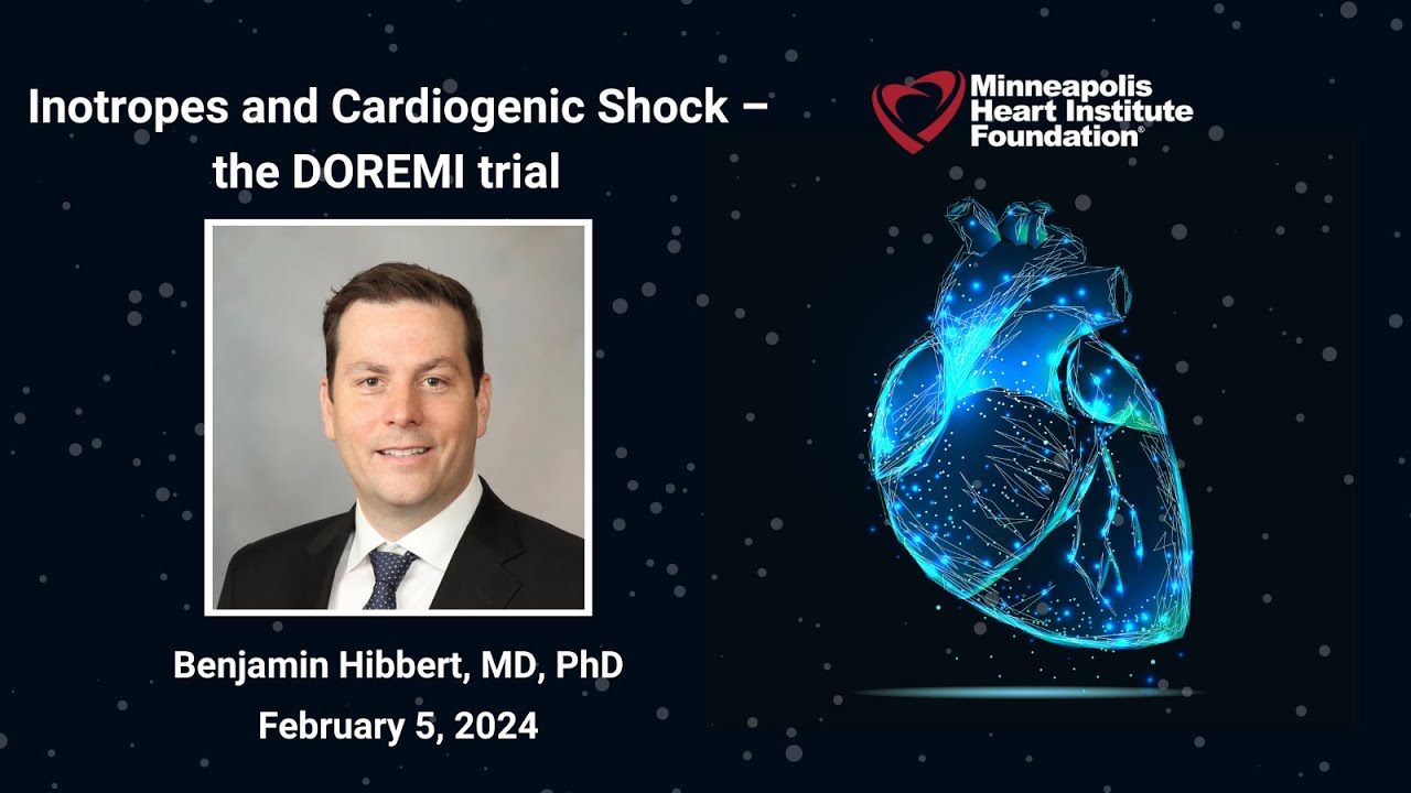 Inotropes and Cardiogenic Shock - the DOREMI trial | Benjamin Hibbert, MD, PhD