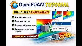 OpenFOAM Tutorial ( Chap 5 - Section 5): Post-Process Improve the Case: Streamlines, Model Switching