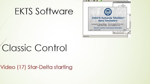 Star Delta starting For Induction Motor