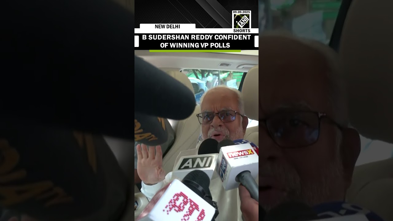 INDIA Bloc Candidate B Sudershan Reddy exudes confidence, says ‘We are going to win VP Polls’