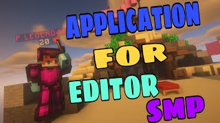 APPLICATION FOR EDITOR SMP||LEGEND GAMING||@TrikoPlayz  @UGPlayzZ_OG @editor_smp screenshot 5
