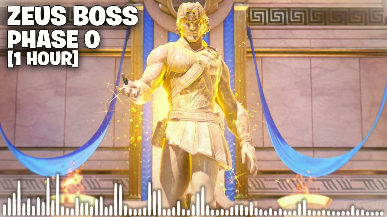 1 Hour Fortnite Zeus Boss Music Phase 0 'Idle' (Chapter 5 Season 2) [Drums and Else]