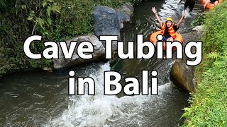 Cave tubing in Bali