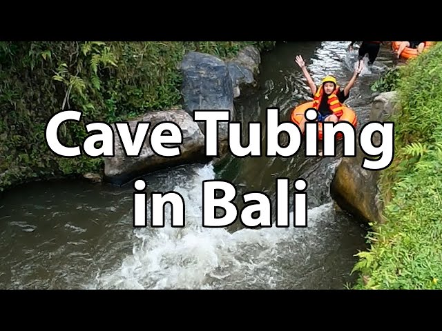 Cave tubing in Bali class=