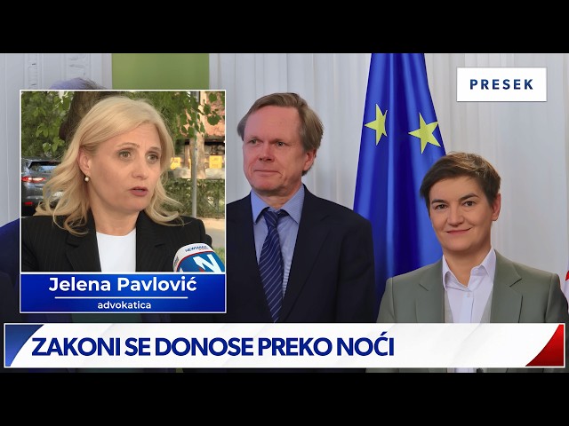 Advokatica Pavlović: Venecijanska komisija traži izmene zakona, privid javne rasprave mora prestati