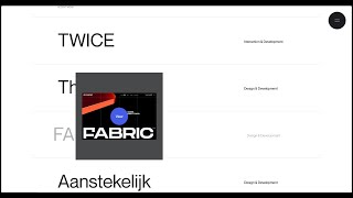 Projects Showcase from Denis Snellberg's site | Recreating Awwwards site  | Part #3