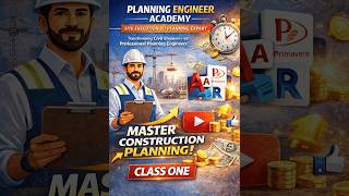 Civil Engineer Planning | Site Engineer to Planning Engineer 🔥 | Primavera P6 Basics | Class 1