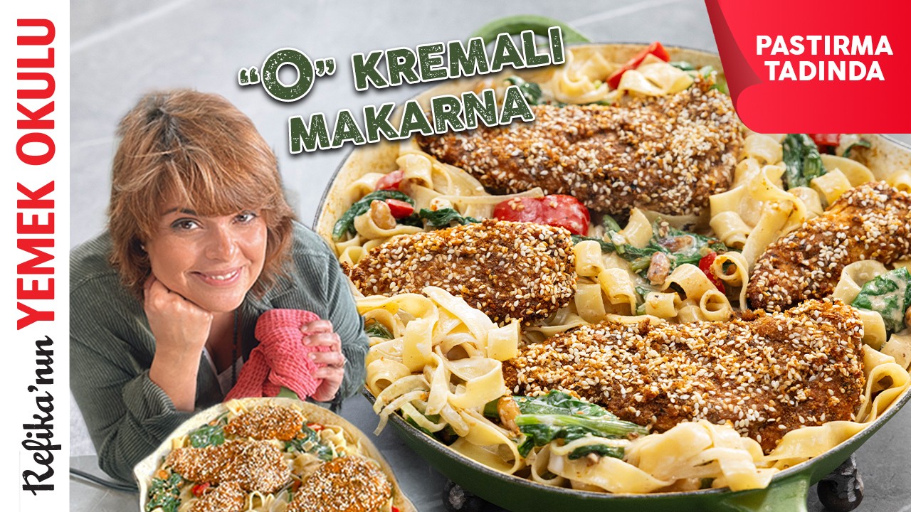 Pastırma Tadında Çıtır Tavuklu Kremalı Makarna Tarifi 🤤 | Evde Kolay ve Lezzetli Makarna Tarifi