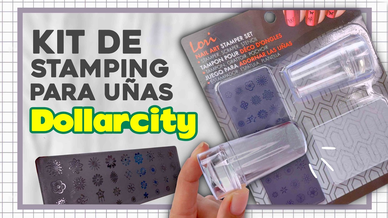 ¿FUNCIONARÁ? 😱 Kit de Estampado DOLLARCITY para Uñas ¿Sorpresa o Decepción?