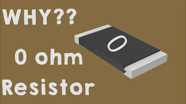 Why 0 ohm resistor exist?