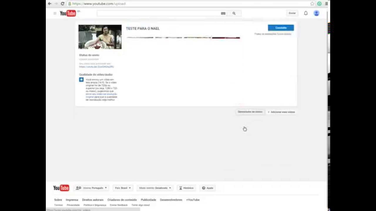 Como Colocar Miniatura De Video No Youtube