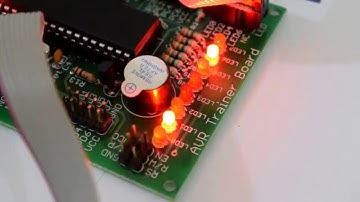 LED Dancing with AVR ATmega32 Microcontroller by ABLab Solutions