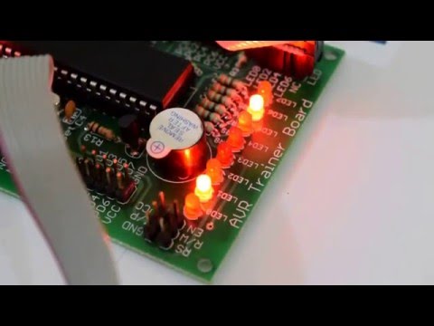 LED Dancing with AVR ATmega32 Microcontroller by ABLab Solutions