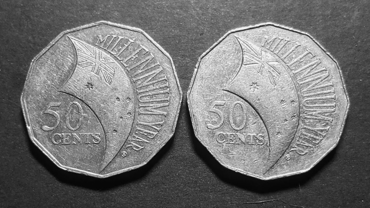 Australia Rare Incuse Millenium 2000 50 Cent Coin Variety YouTube