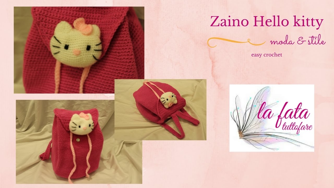 Tutorial: zainetto Hello Kitty (parte1)